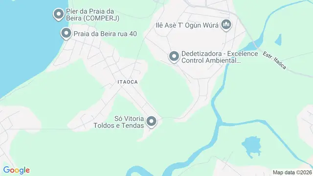 Mapa do bairro Itaoca, São Gonçalo - RJ