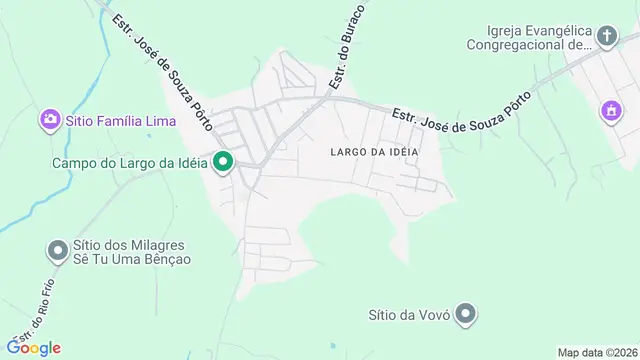 Mapa do bairro Largo da Idéia, São Gonçalo - RJ