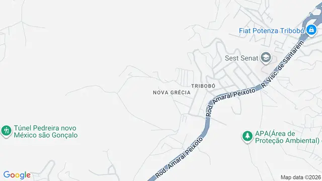 Mapa do bairro Nova Grécia, São Gonçalo - RJ