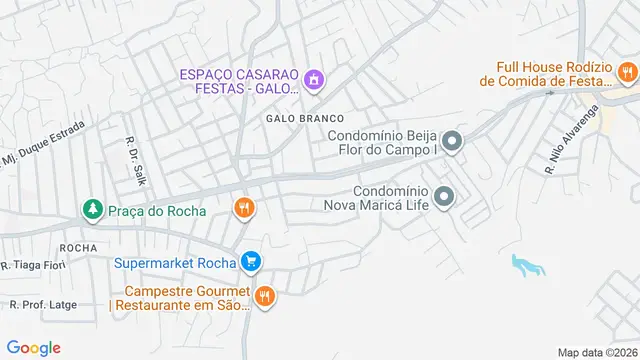 Mapa do bairro Santa Anita, São Gonçalo - RJ